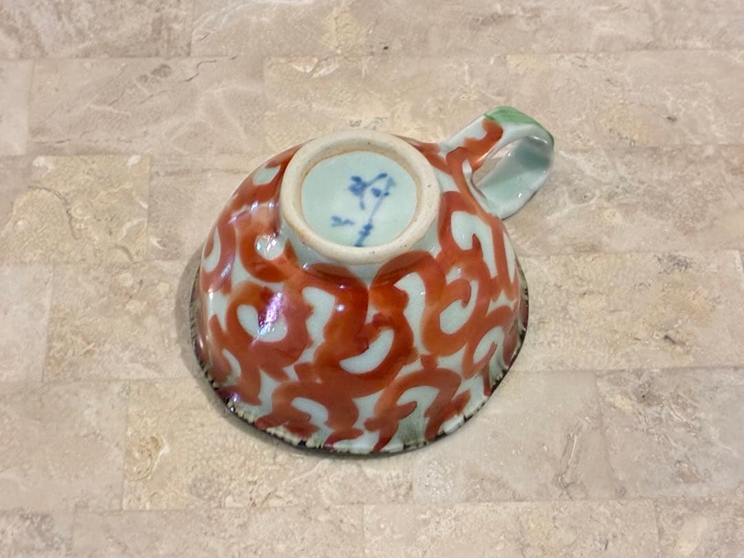 ナナ　斉山窯　マグカップ　両面描き