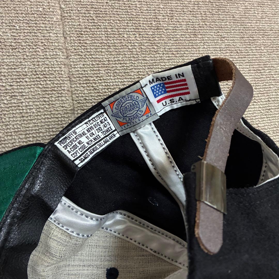 h*k様 USA製 ネクサスセブン 別注 エベッツフィールド キャップ 黒 ウー