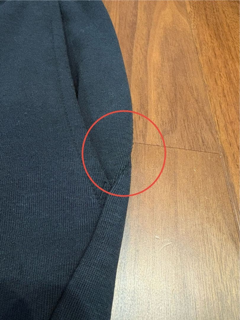 ナイキ　テックフリース　パンツ　ブラック