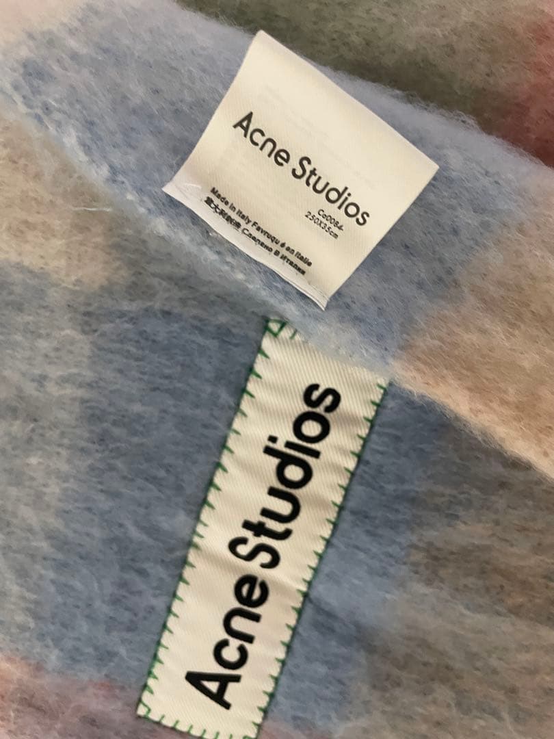 Acne Studios マルチカラーマフラー