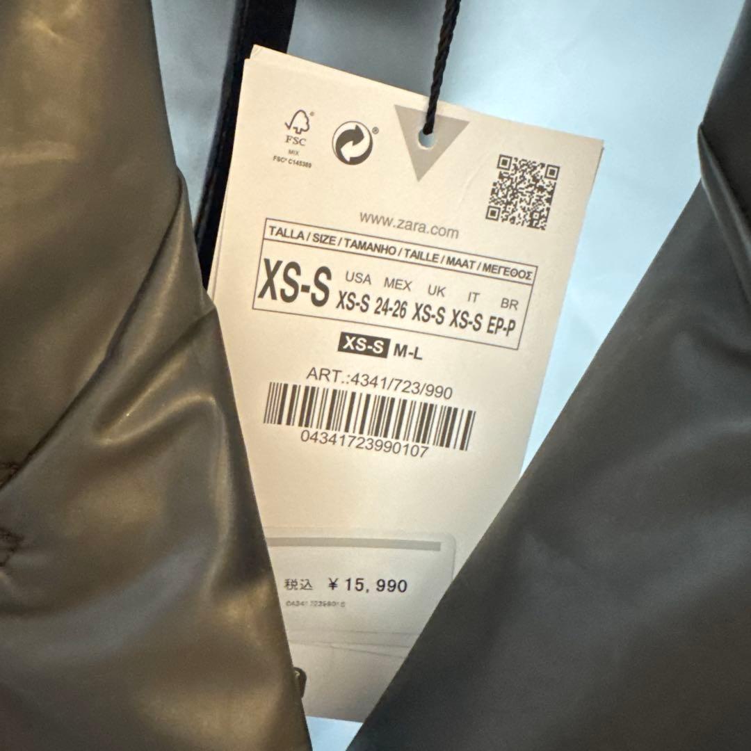 ZARA 新品未使用 オーバーサイズシアートレンチコート