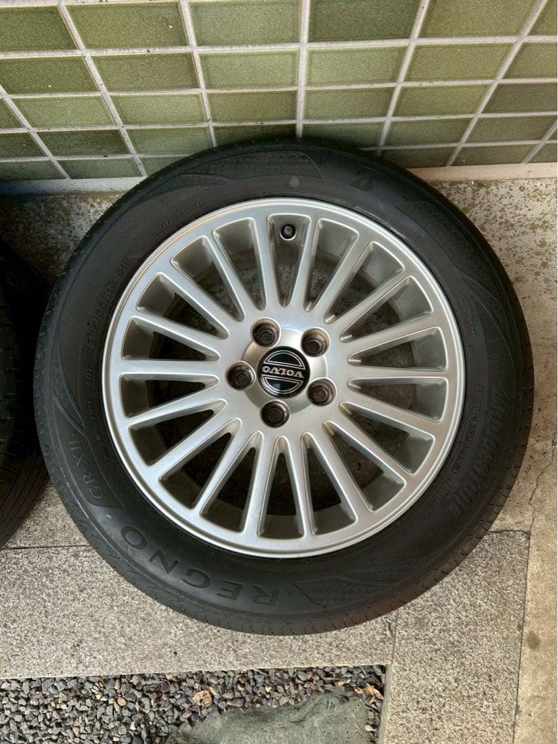 ✴︎ボルボ V70純正ホイール16インチブリヂストンレグノ4本セット深溝
