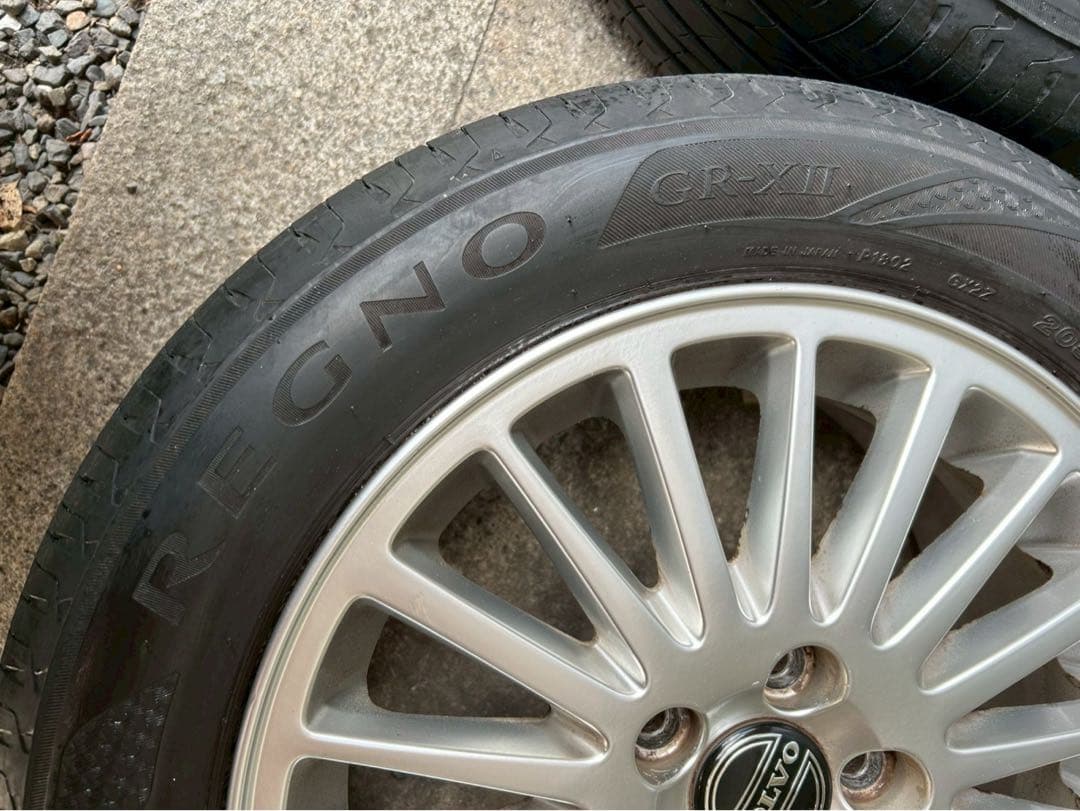 ✴︎ボルボ V70純正ホイール16インチブリヂストンレグノ4本セット深溝
