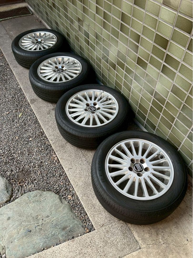 ✴︎ボルボ V70純正ホイール16インチブリヂストンレグノ4本セット深溝