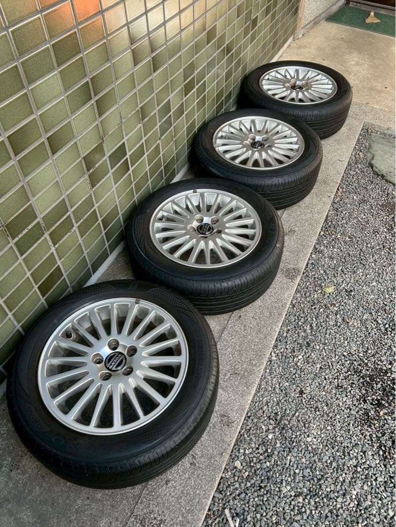 ✴︎ボルボ V70純正ホイール16インチブリヂストンレグノ4本セット深溝