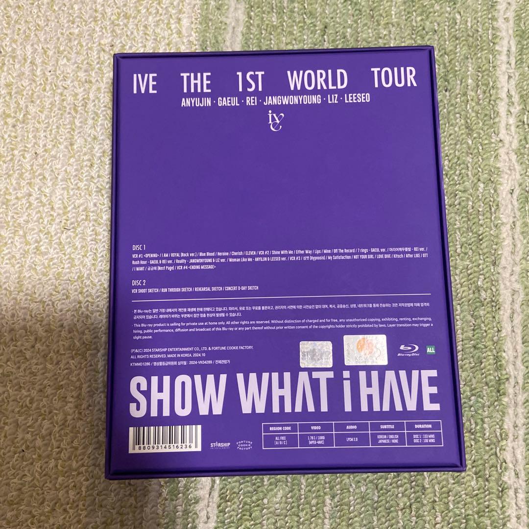 K-POP・アジア IVE THE 1ST WORLD TOUR SHOW WHAT I HAVE