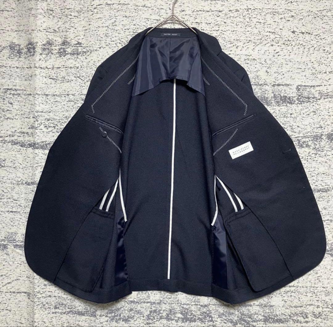 超美品★マッキントッシュフィロソフィー★トロッタージャケット★濃紺★38R★格安