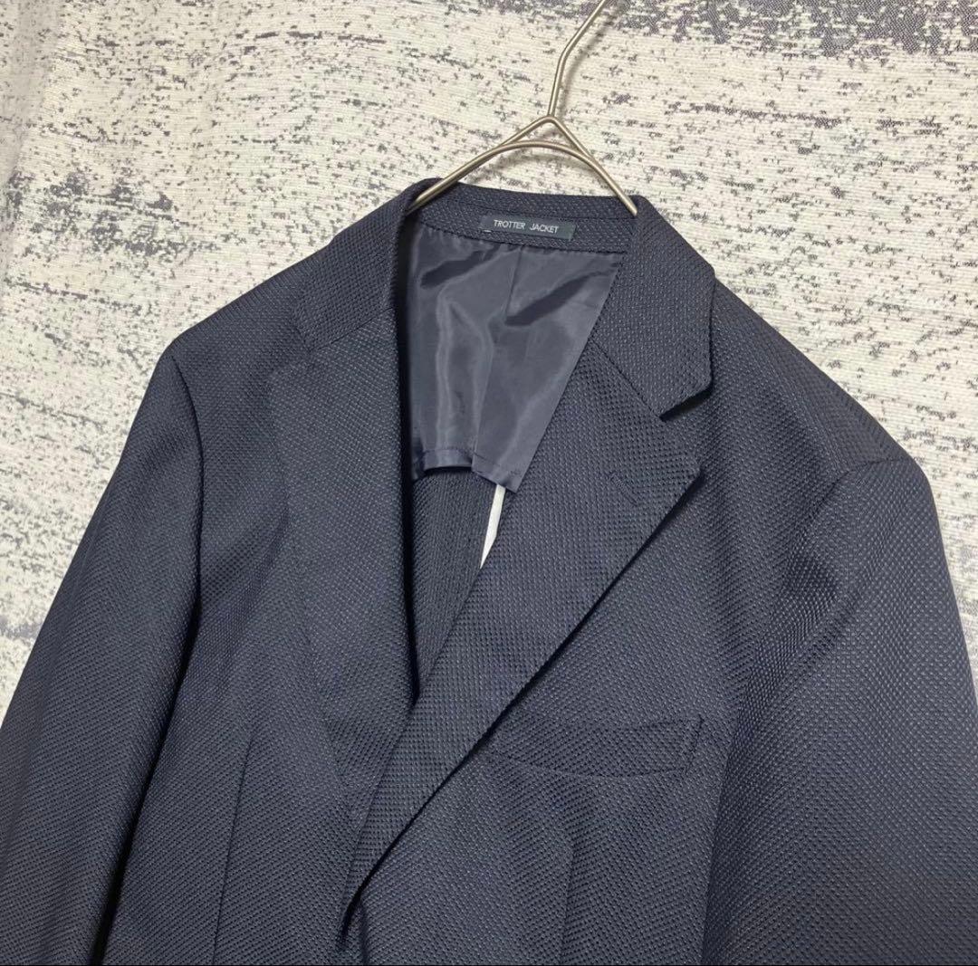 超美品★マッキントッシュフィロソフィー★トロッタージャケット★濃紺★38R★格安