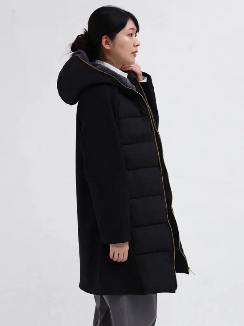 新品　ヤマダヤ　アウター　MEDOC ロングコート　ブラック
