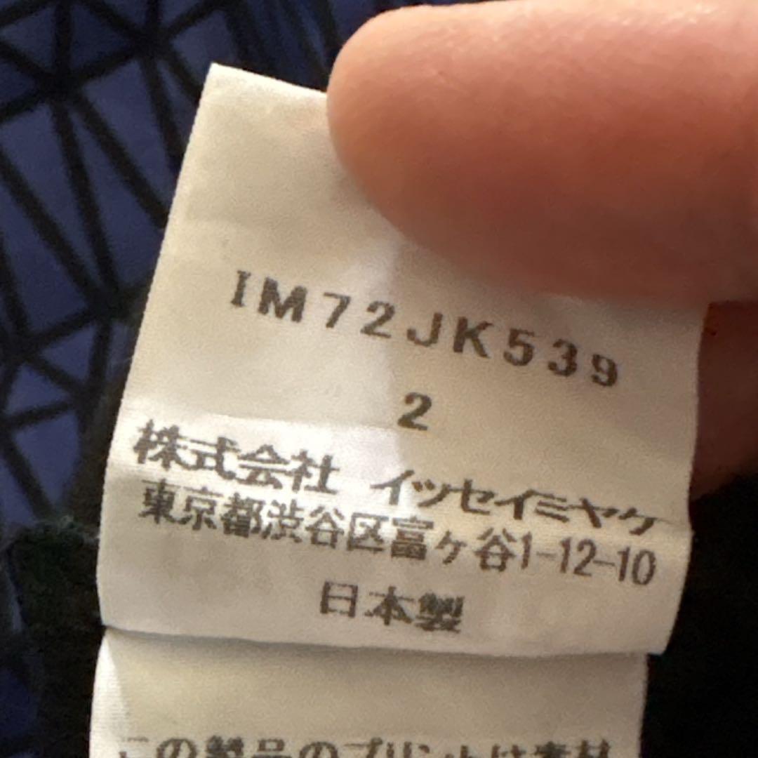 イッセイミヤケ　タイル　アシンメトリー　半袖カットソー　トップス　現行　2