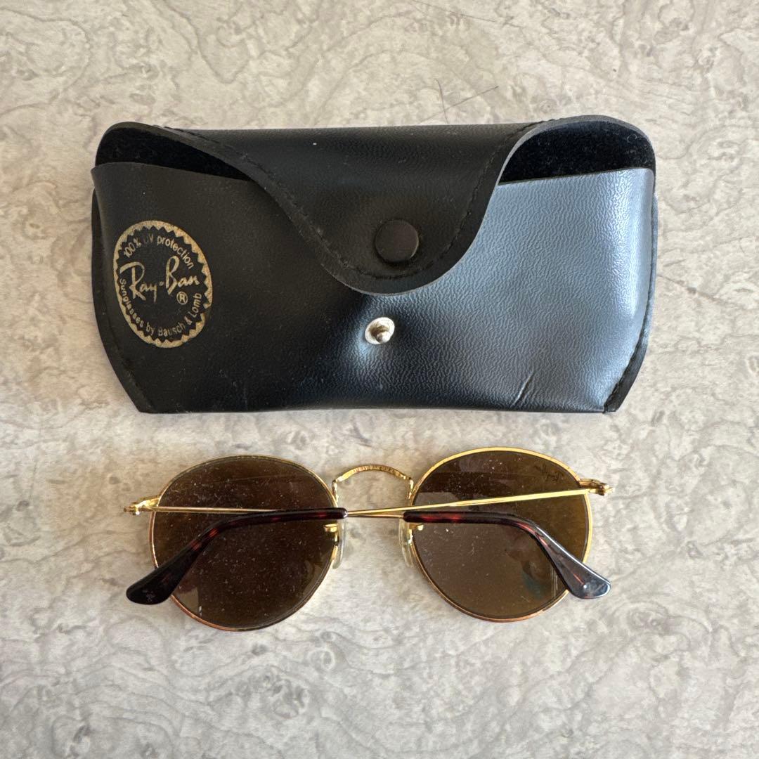 Ray-Ban ラウンドサングラス ブラウンレンズ