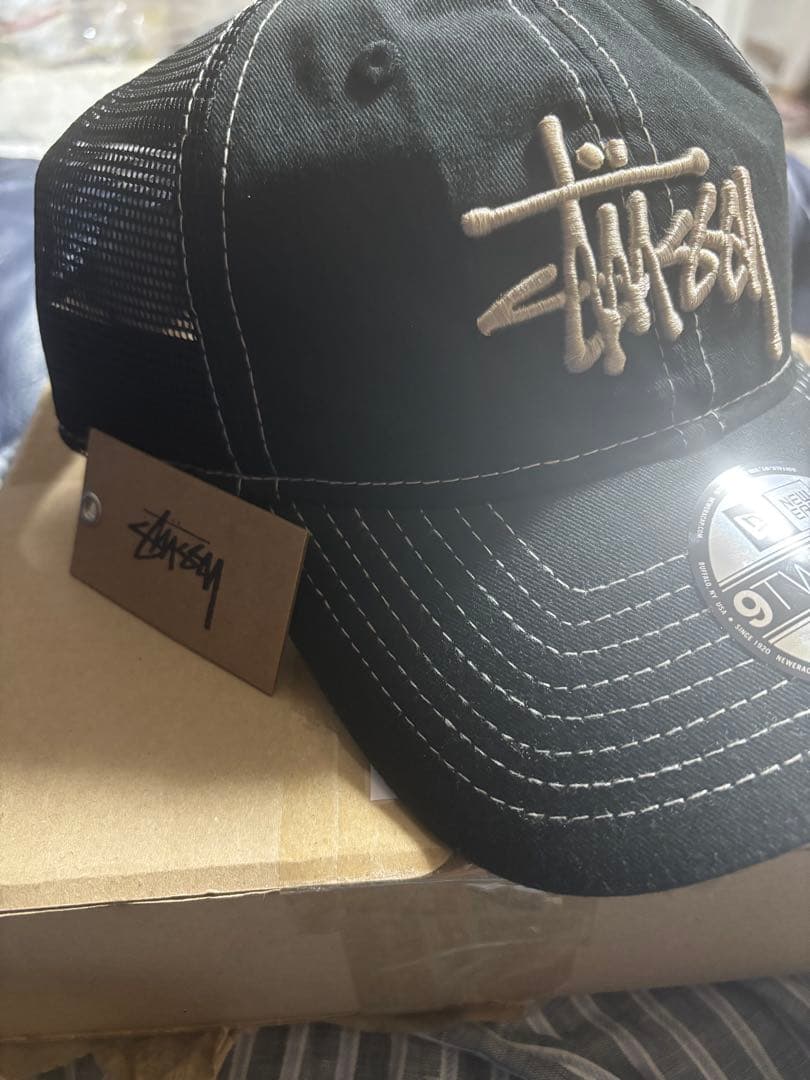 (STUSSY) NEW ERA メッシュキャップ絶対正規品