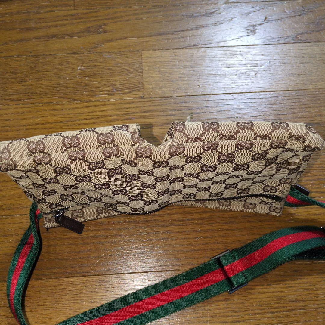 ◆GUCCI　GGパターン　ボディバッグ　ウエストポーチ　希少◆