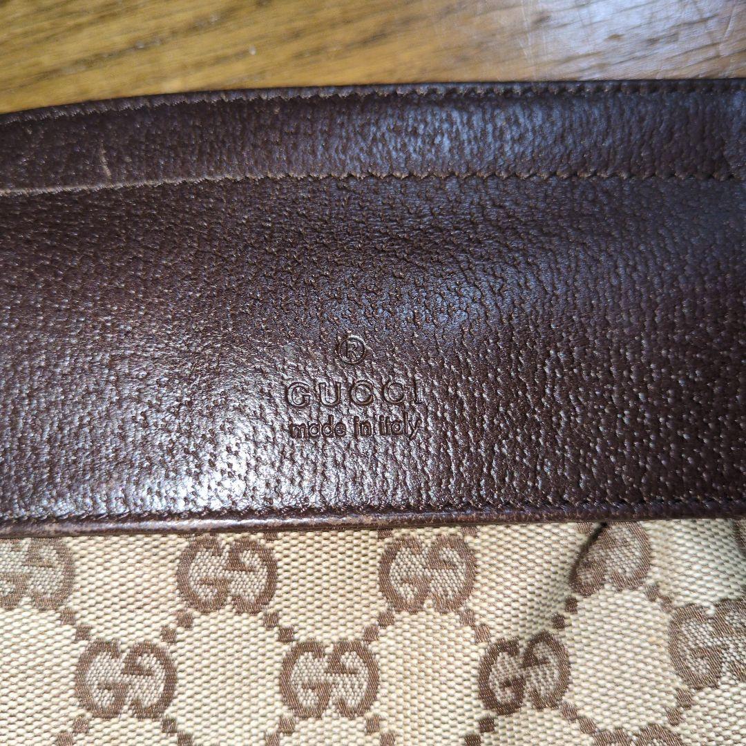 ◆GUCCI　GGパターン　ボディバッグ　ウエストポーチ　希少◆
