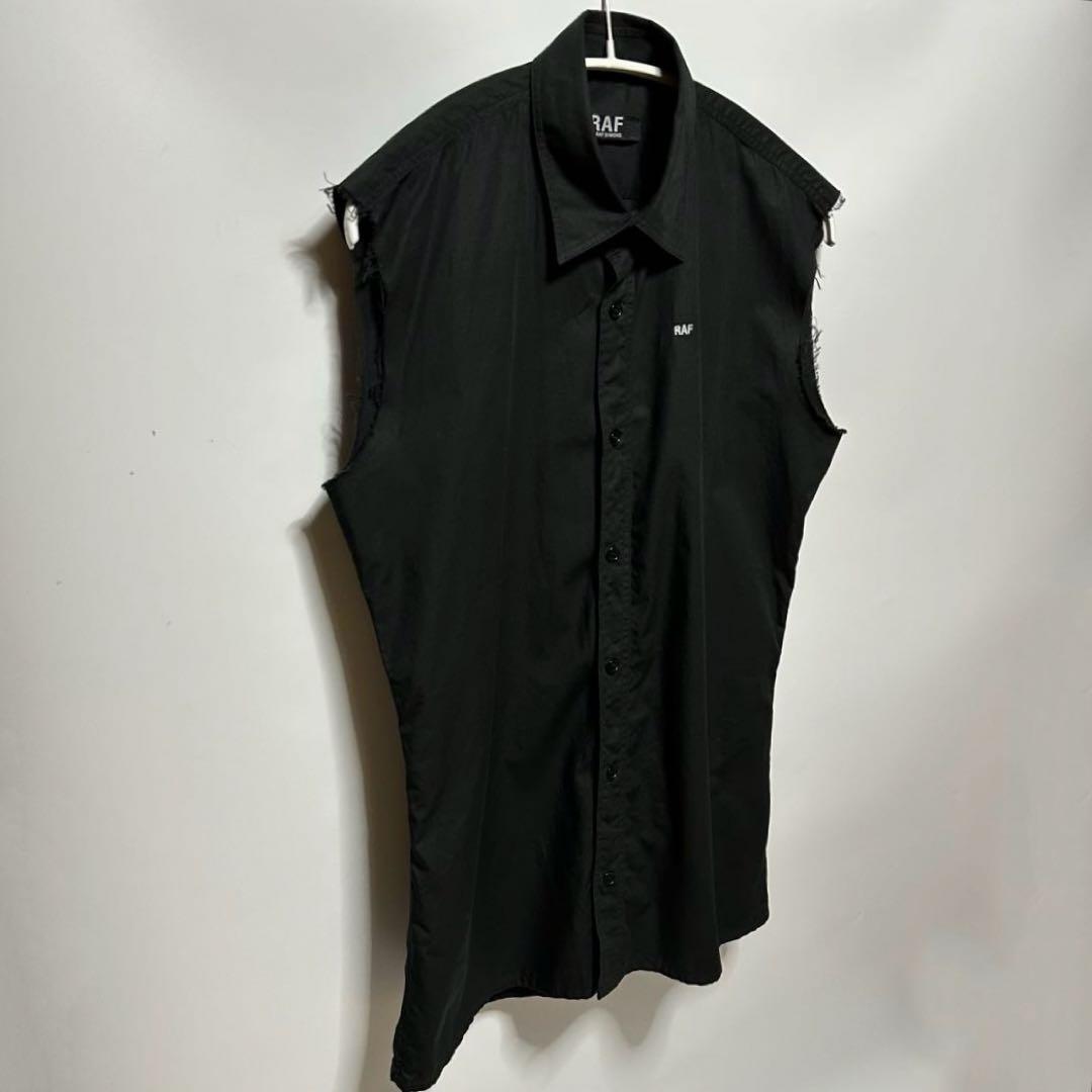 ※S※ RAF BY RAF SIMONS - カットオフシャツ