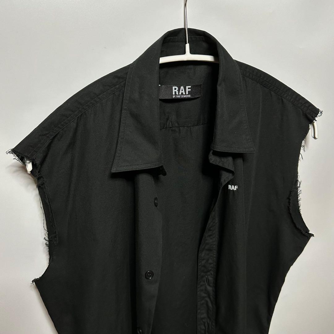 ※S※ RAF BY RAF SIMONS - カットオフシャツ