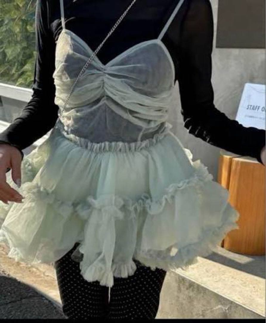 トップス treat urself Ballerina Tulle Peplum Tops