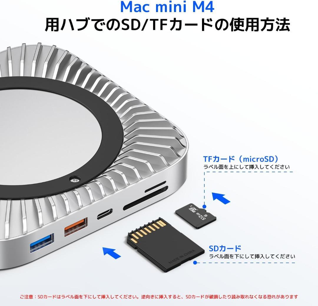【開封・美品】RayCue Mac Mini M4 対応ハブ 10-in-1