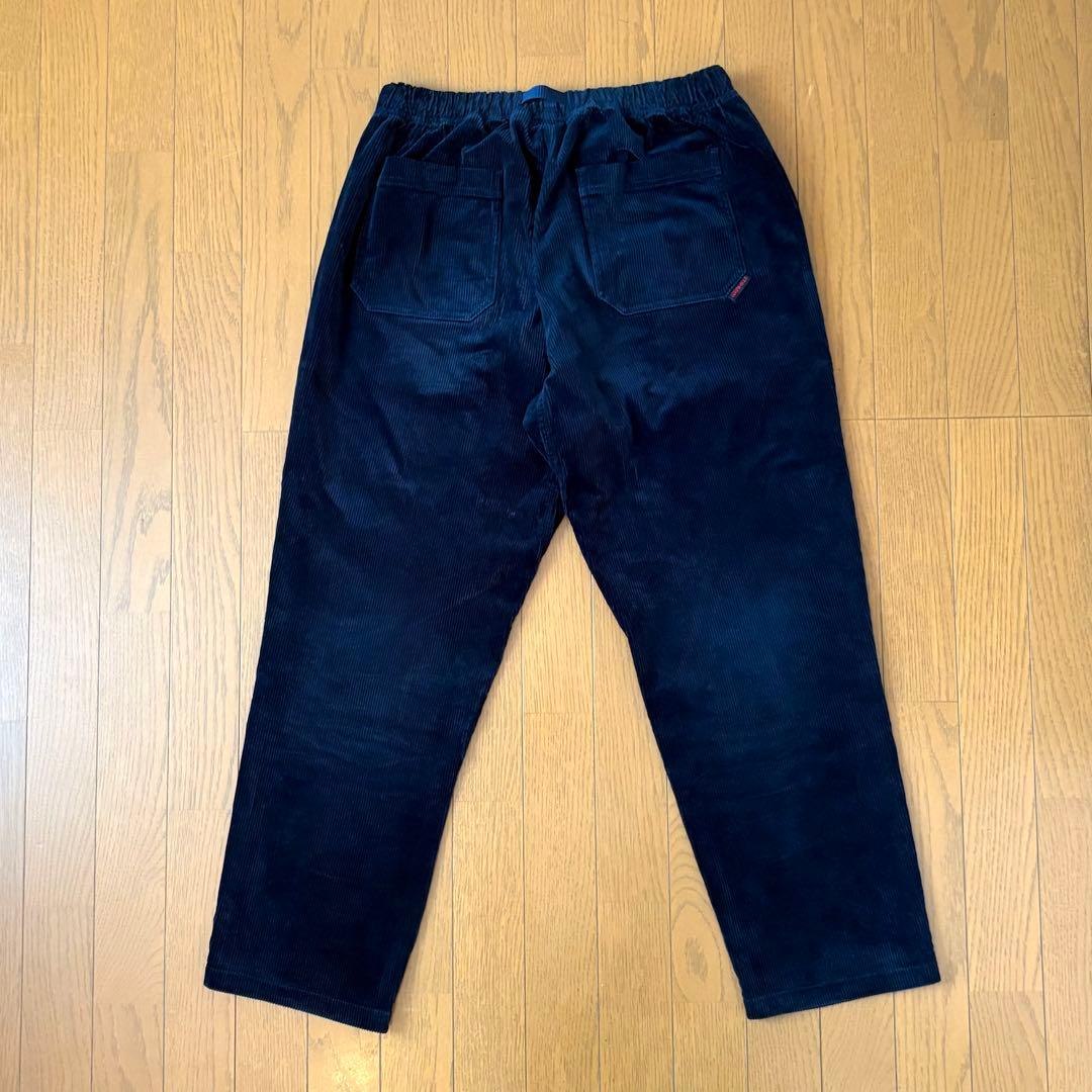 美品GRAMICCI グラミチ　ルーズテーパード コーデュロイパンツネイビー L