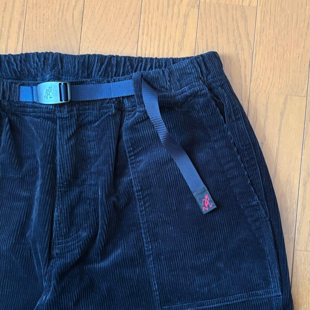 美品GRAMICCI グラミチ　ルーズテーパード コーデュロイパンツネイビー L