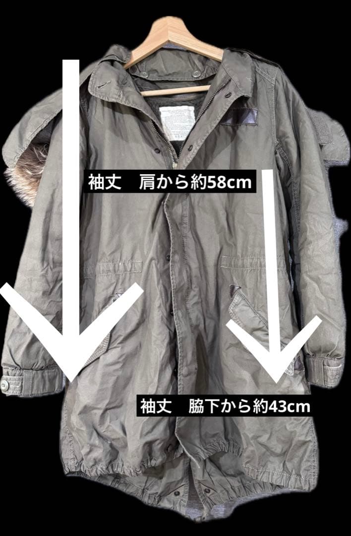 ま*♪様 【SALE】 goaモッズコート リアルファー付きロング丈送料込み