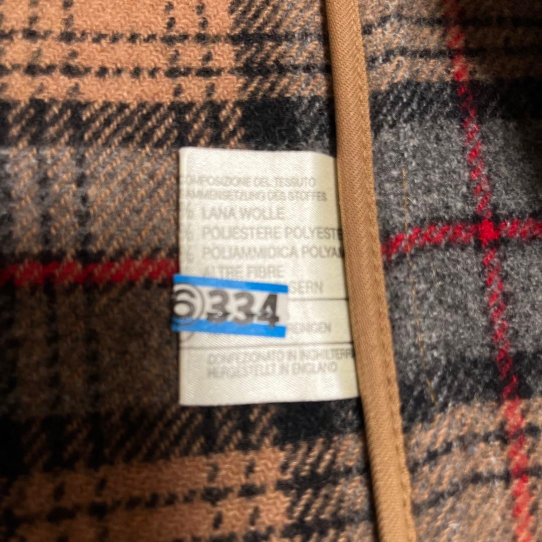 【美品】Burberrys バーバリー　イングランド製　ウール　ダッフルコート