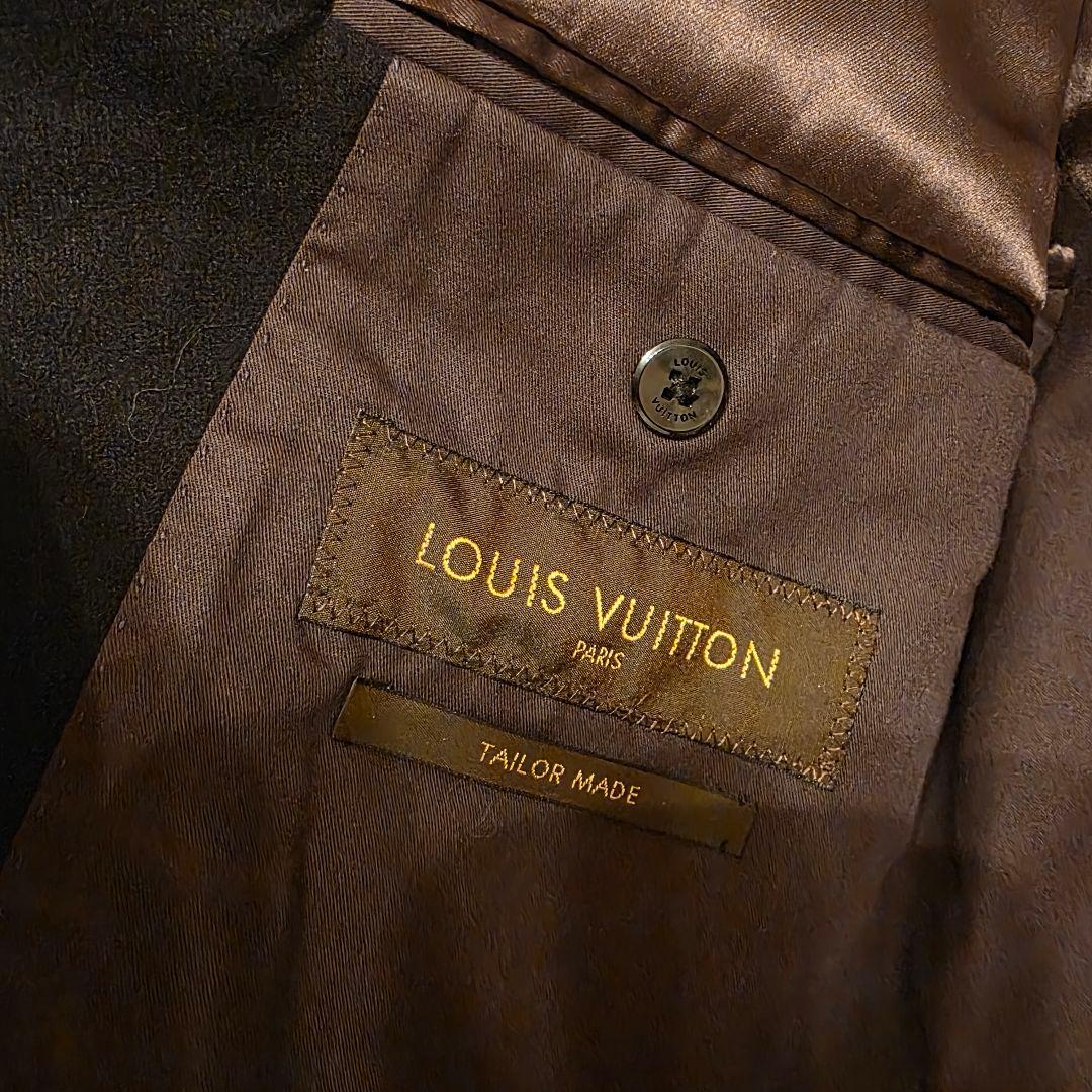 ア*ん様 LOUIS VUITTON テーラードジャケット ブラック　52 ＸＬ