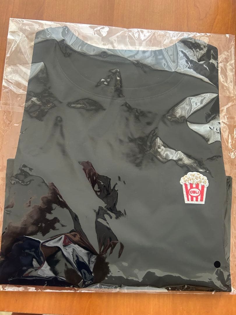 OBLI ポップコーンTシャツ　ブラック