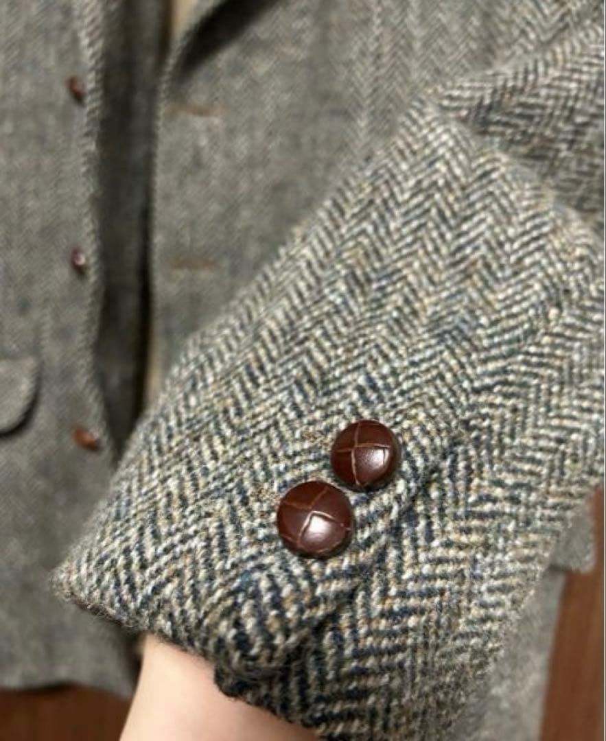 【ウール100英国製】Hector Russell × Harris Tweed