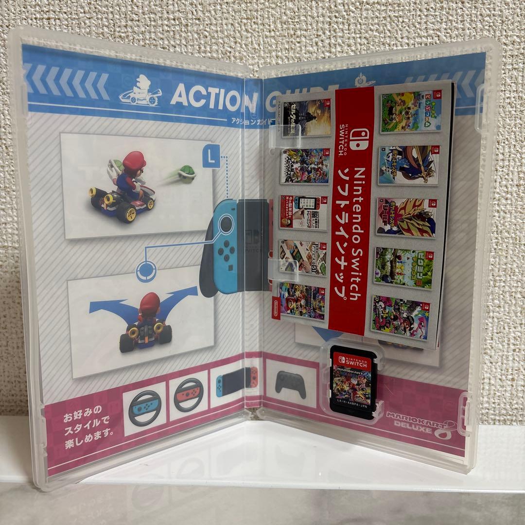 NintendoSwitchマリオカート8 デラックス＋ ハンドル2個セット