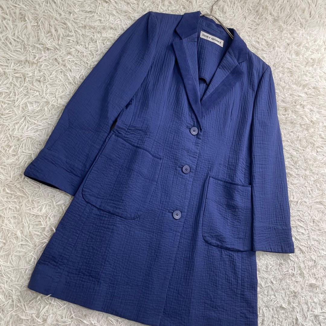 15465✨ISSEY MIYAKE ロング テーラードジャケット コート2