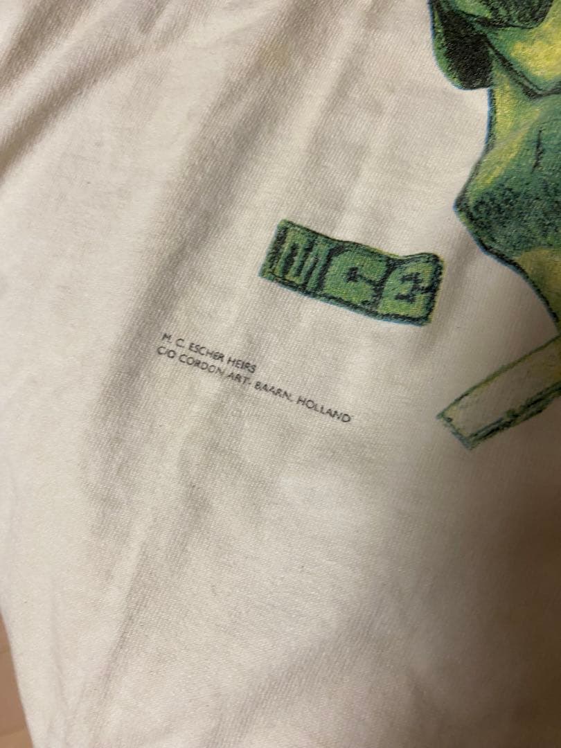 90s'ビンテージMC.エッシャースカル シルクハット Tシャツ古着