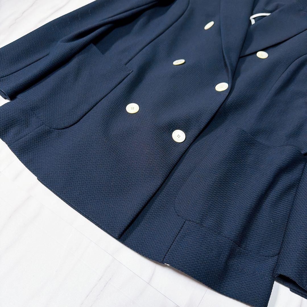 《美品》Sov. EVALETテクニカルメッシュジャケット ネイビー 38