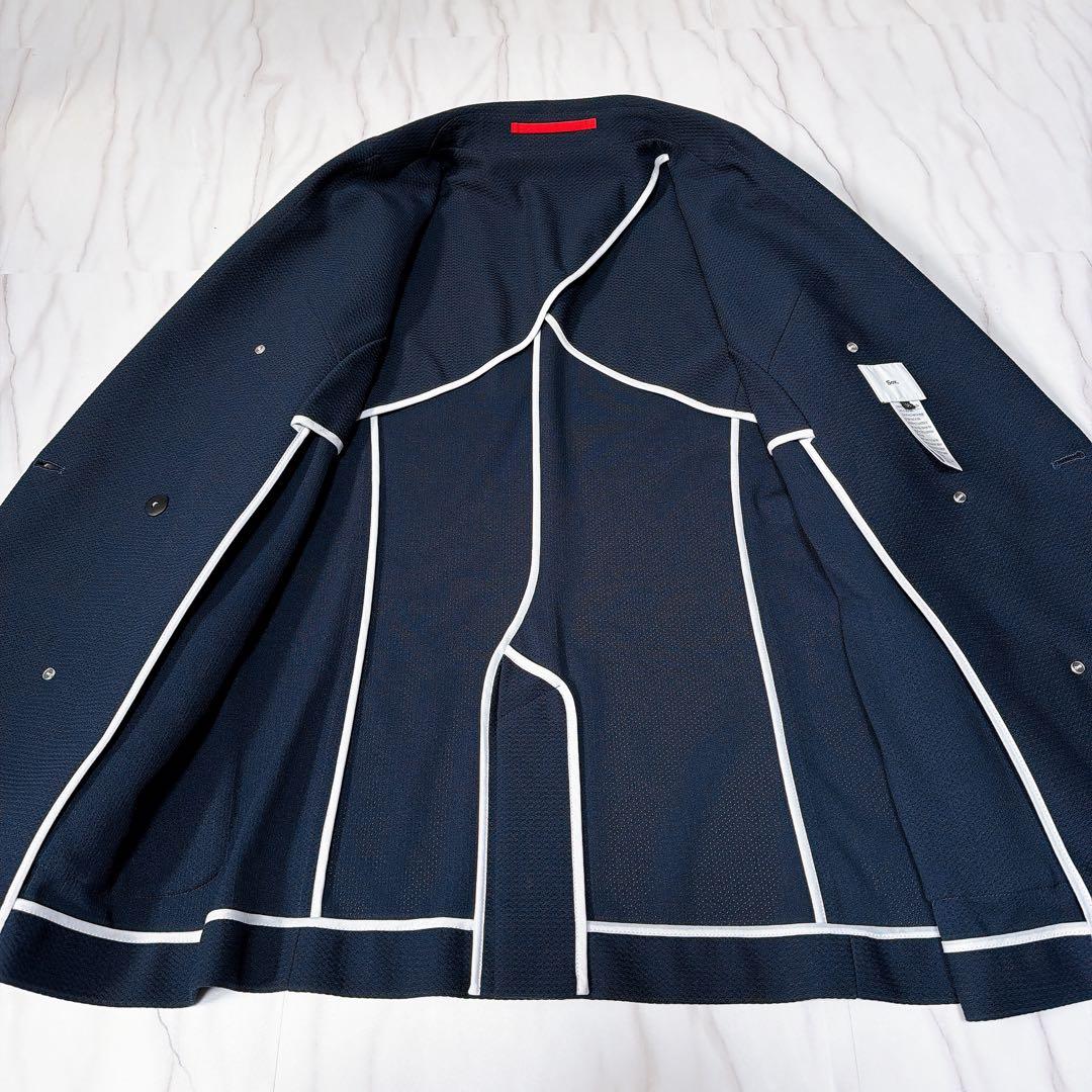 《美品》Sov. EVALETテクニカルメッシュジャケット ネイビー 38