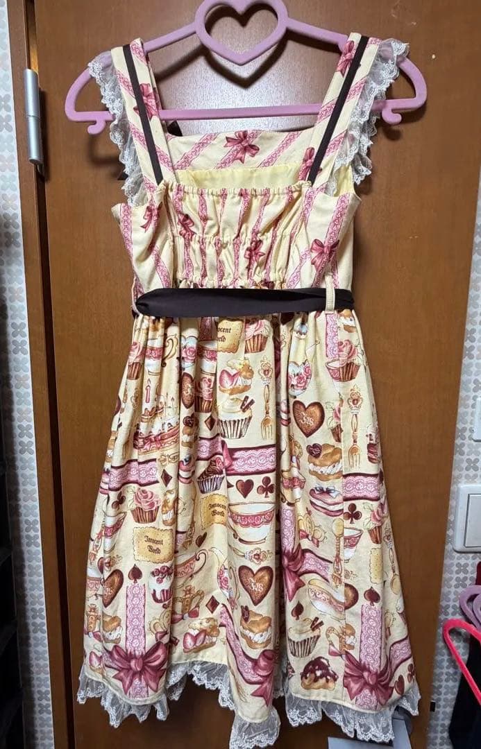 公*o様 イノワ　ベイクドスイーツハイウエストジャンパースカート　カチュ