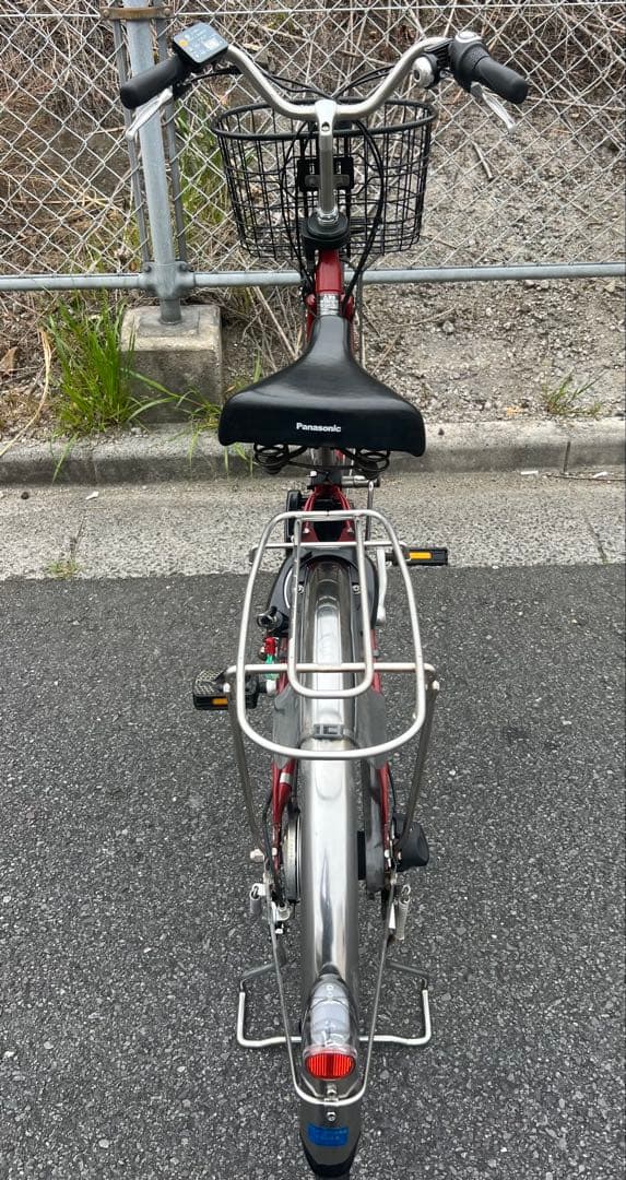 パナソニックエコナビ付き電動アシスト自転車26インチ関東圏配送可能 程度良好