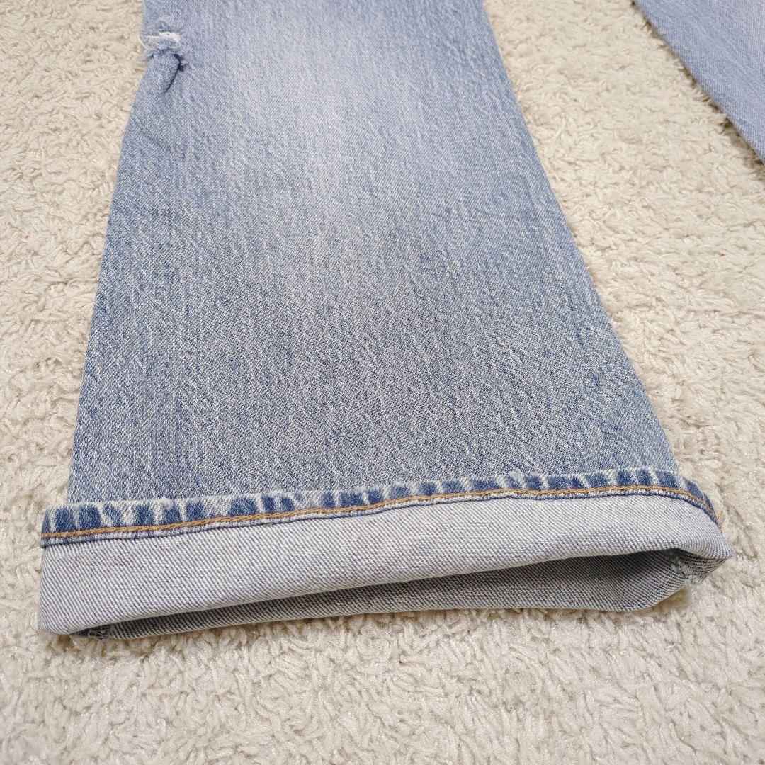 【タグ付】SENEE ハイウエストフレアデニム M ライトブルー　美品　セニー