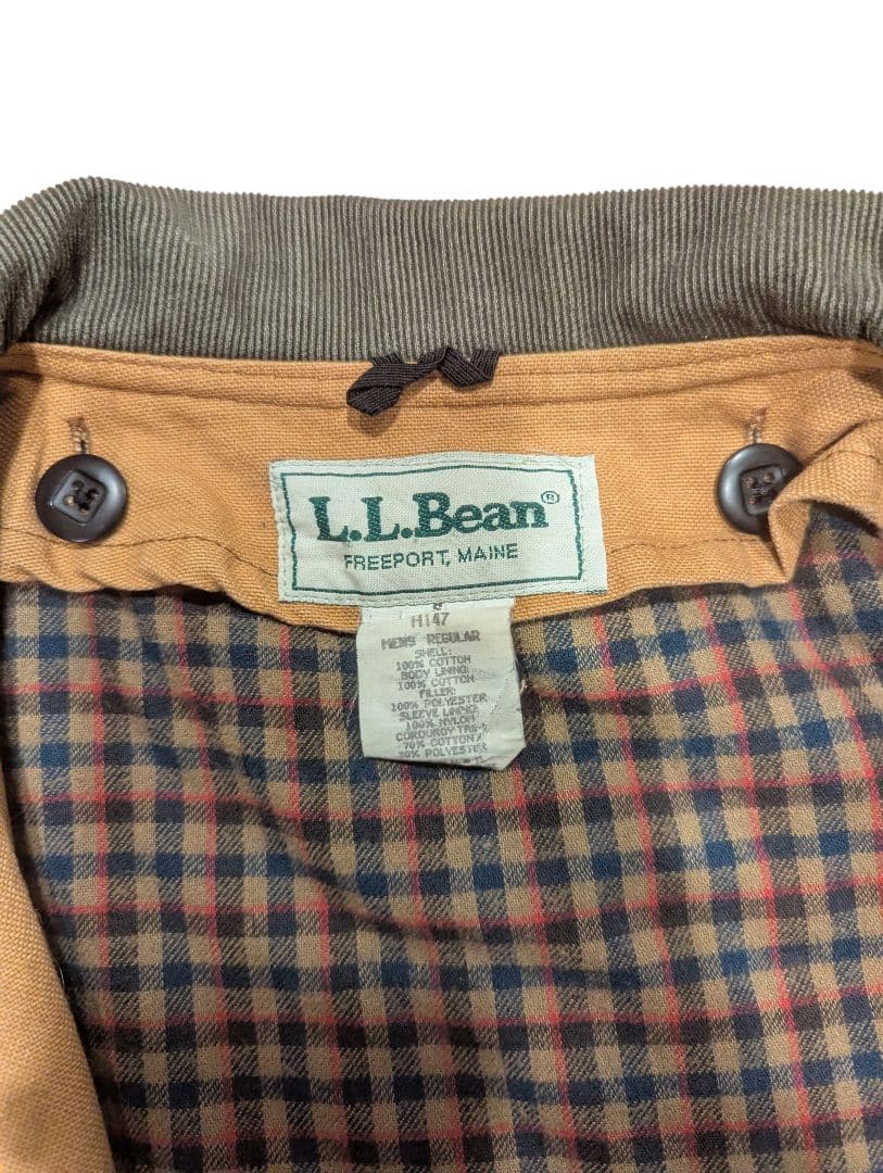 L.L.BEAN ダック生地ヴィンテージ ハンティングジャケット ライナー有
