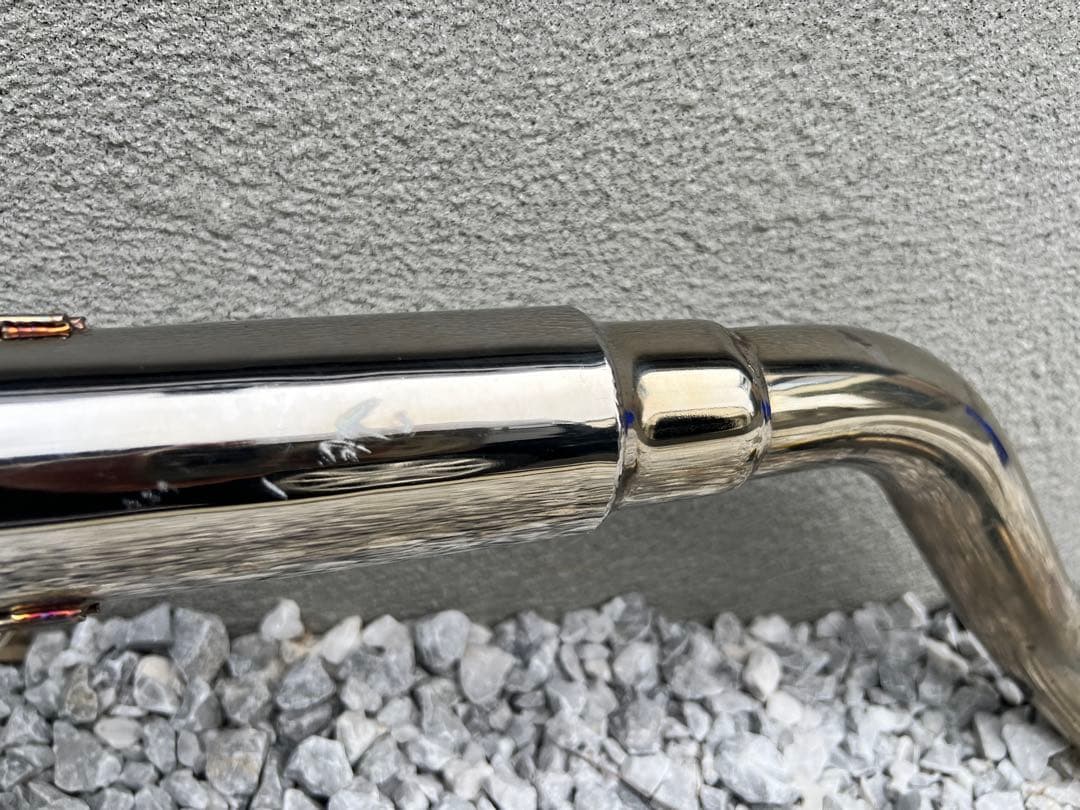 ホーネット250 Realize スリップオンマフラー 引取り可