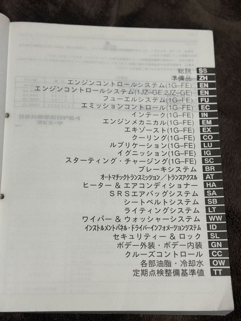 トヨタ 100系チェイサー マークII クレスタ 修理書 希少
