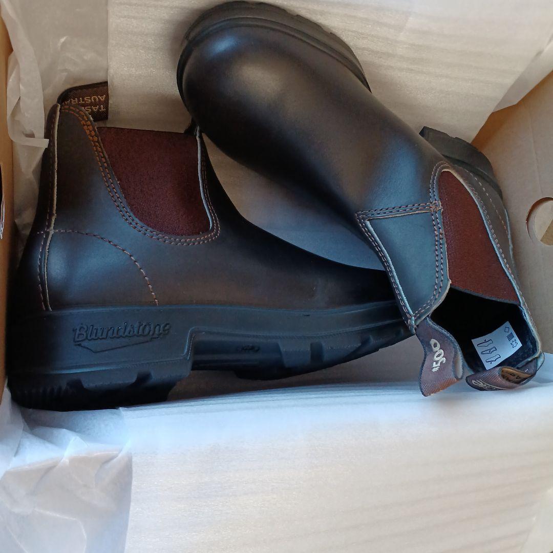 ブランドストーンBlundstoneUK3.5本革レザーサイドゴアブーツ☆未使用