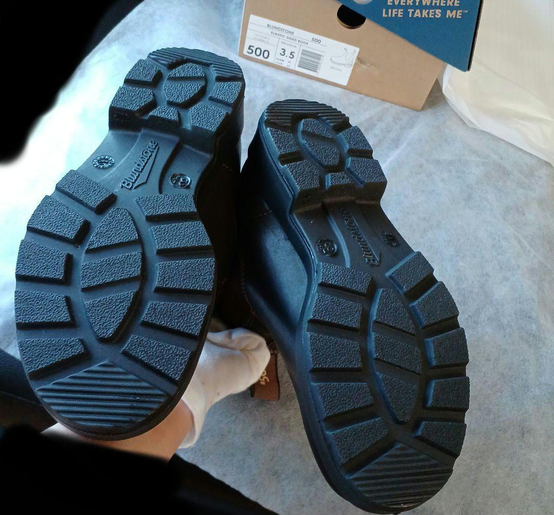ブランドストーンBlundstoneUK3.5本革レザーサイドゴアブーツ☆未使用