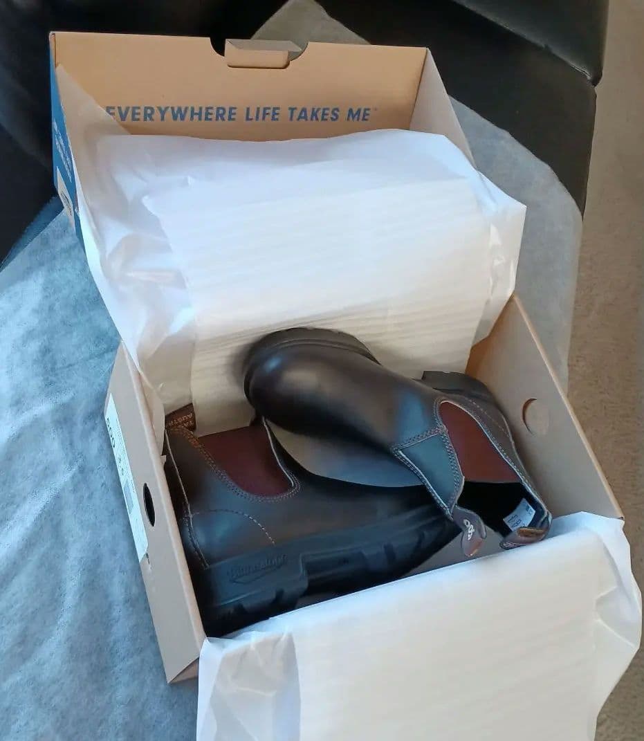 ブランドストーンBlundstoneUK3.5本革レザーサイドゴアブーツ☆未使用
