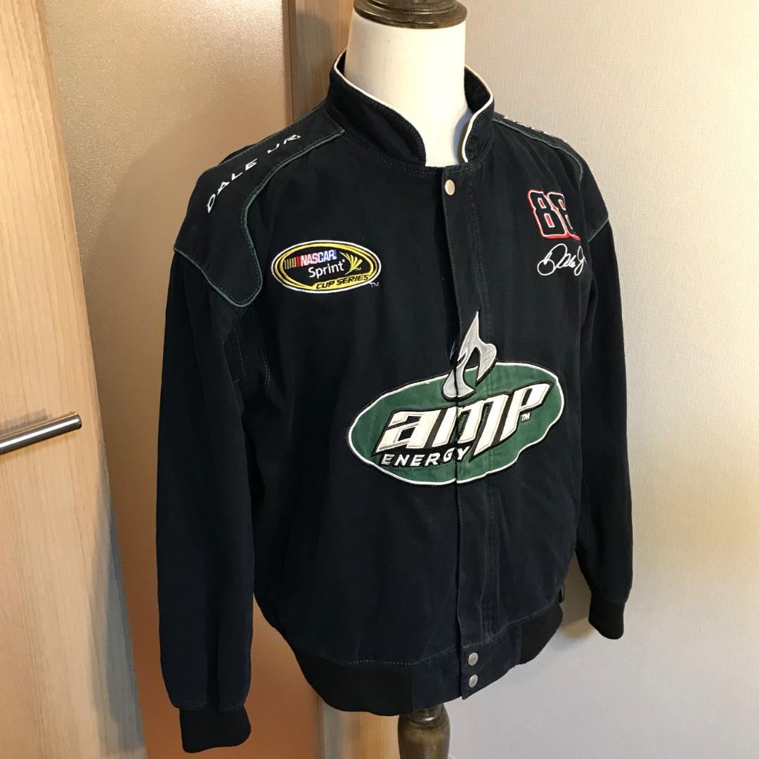 メンズ【美品 NASCAR】XL 88 デイルアーンハートJr 刺繍 ジャケット
