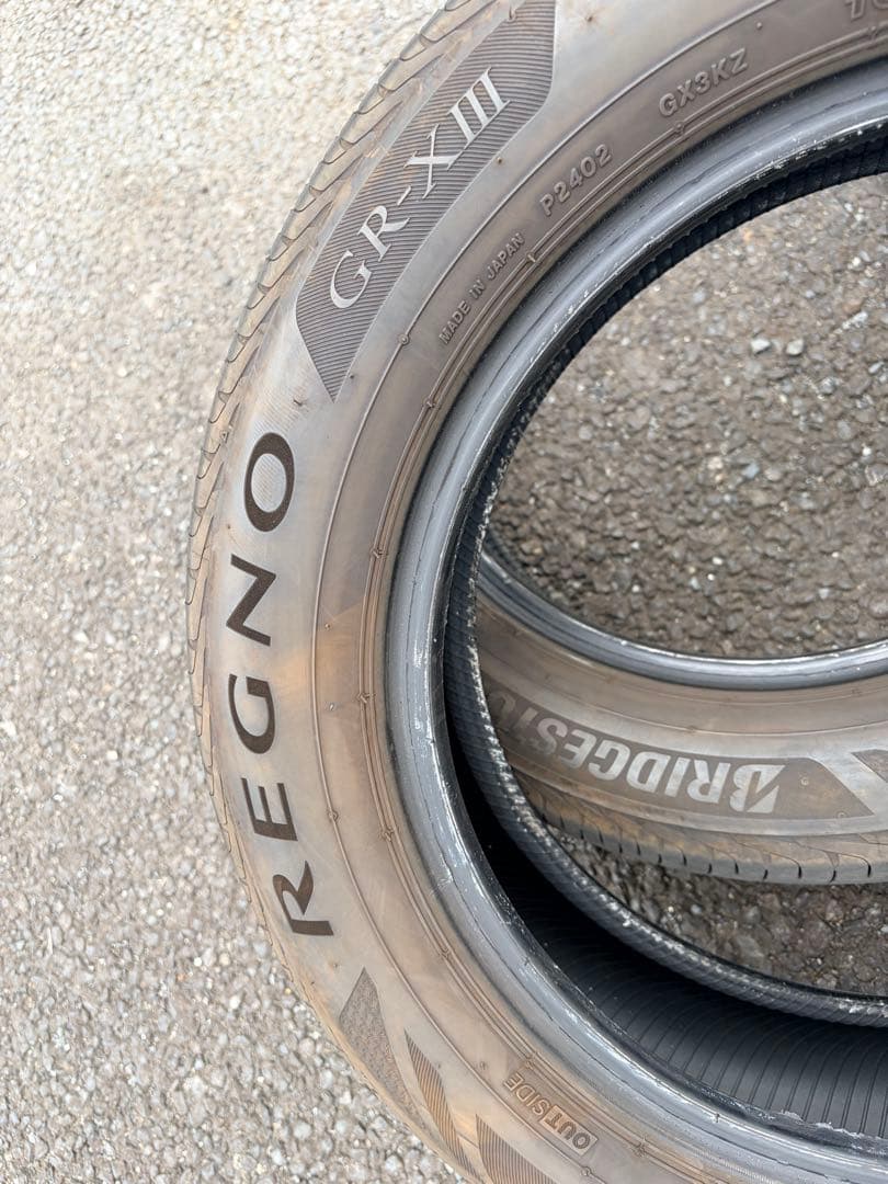 【送料込】165/65R15 ブリヂストンREGNO GR-XⅢ 2本 25年製
