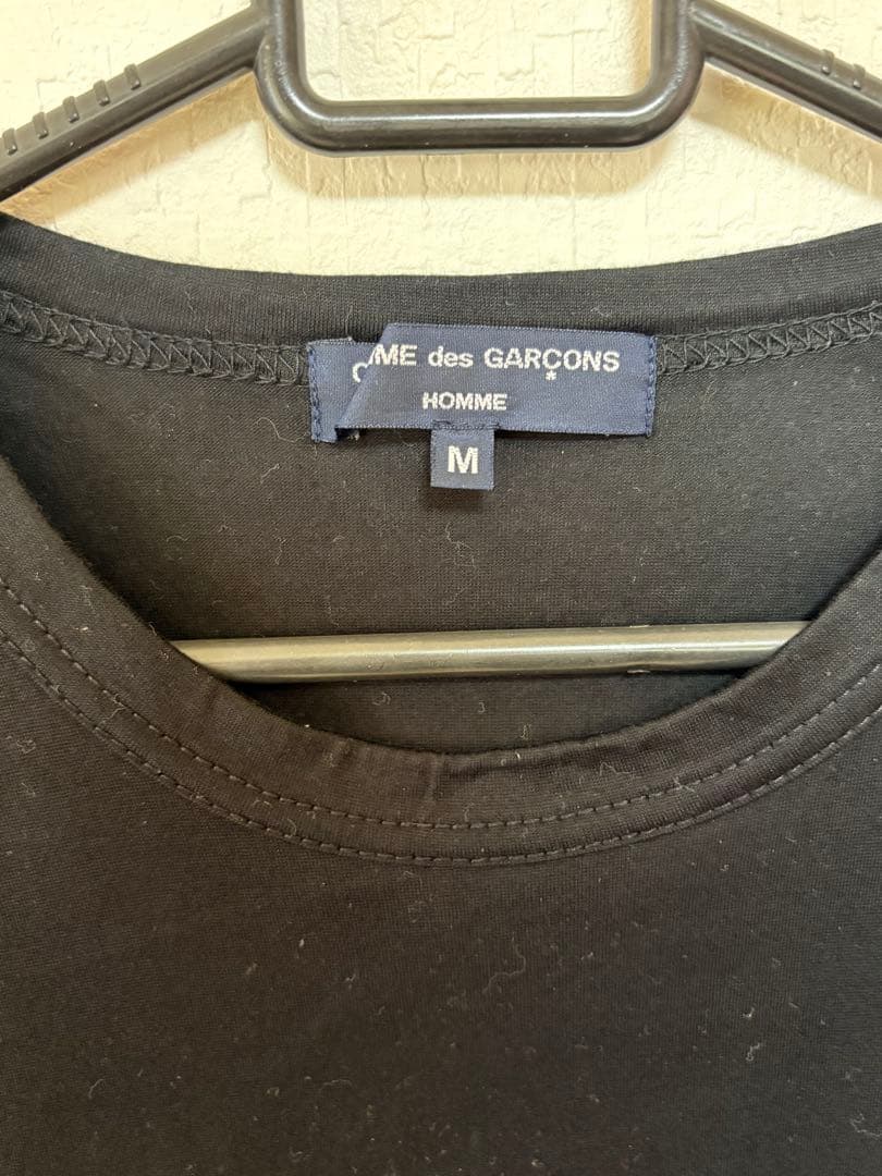 【COMME des GARCONS HOMME】パッカリングT ブラック