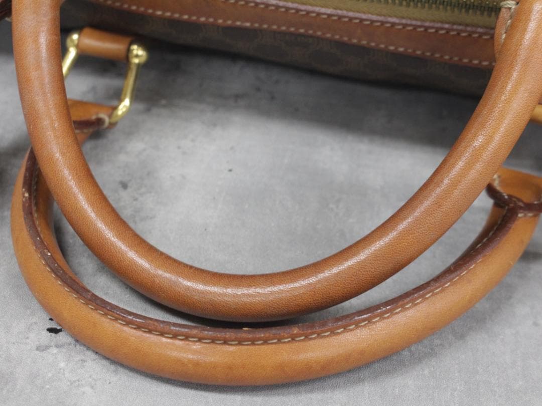 ■CELINE/セリーヌ マカダム ボストンバッグ キャリーバッグ 45