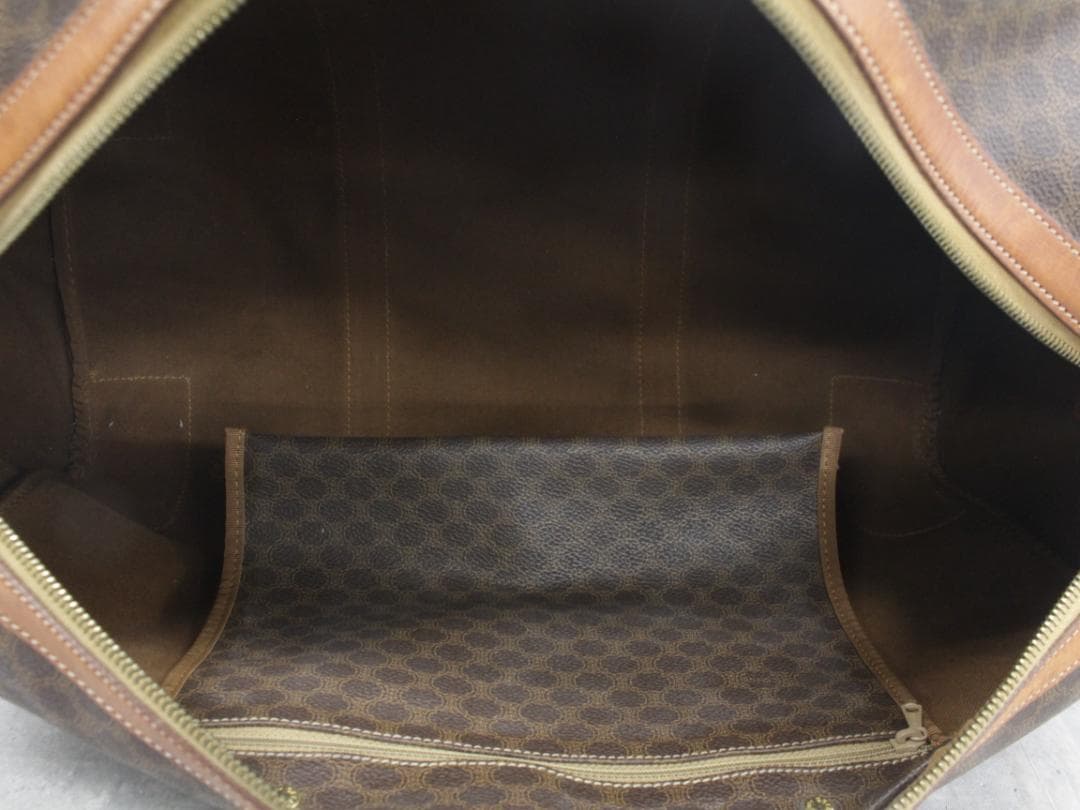 ■CELINE/セリーヌ マカダム ボストンバッグ キャリーバッグ 45