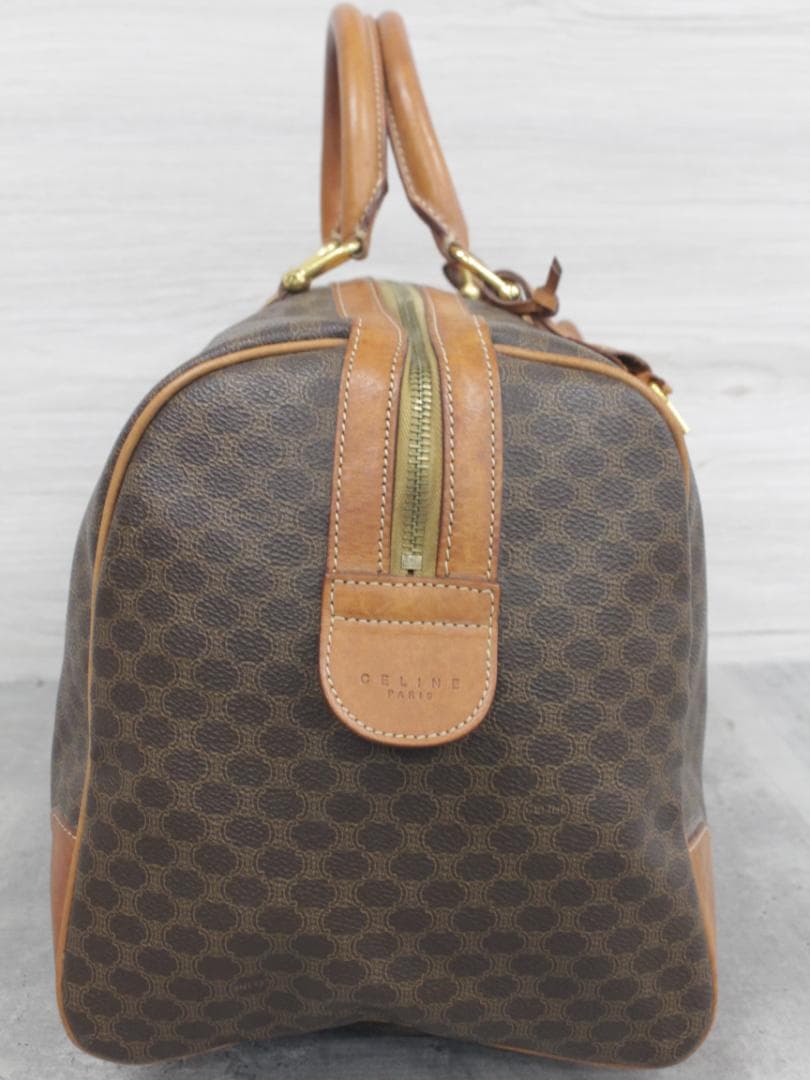■CELINE/セリーヌ マカダム ボストンバッグ キャリーバッグ 45