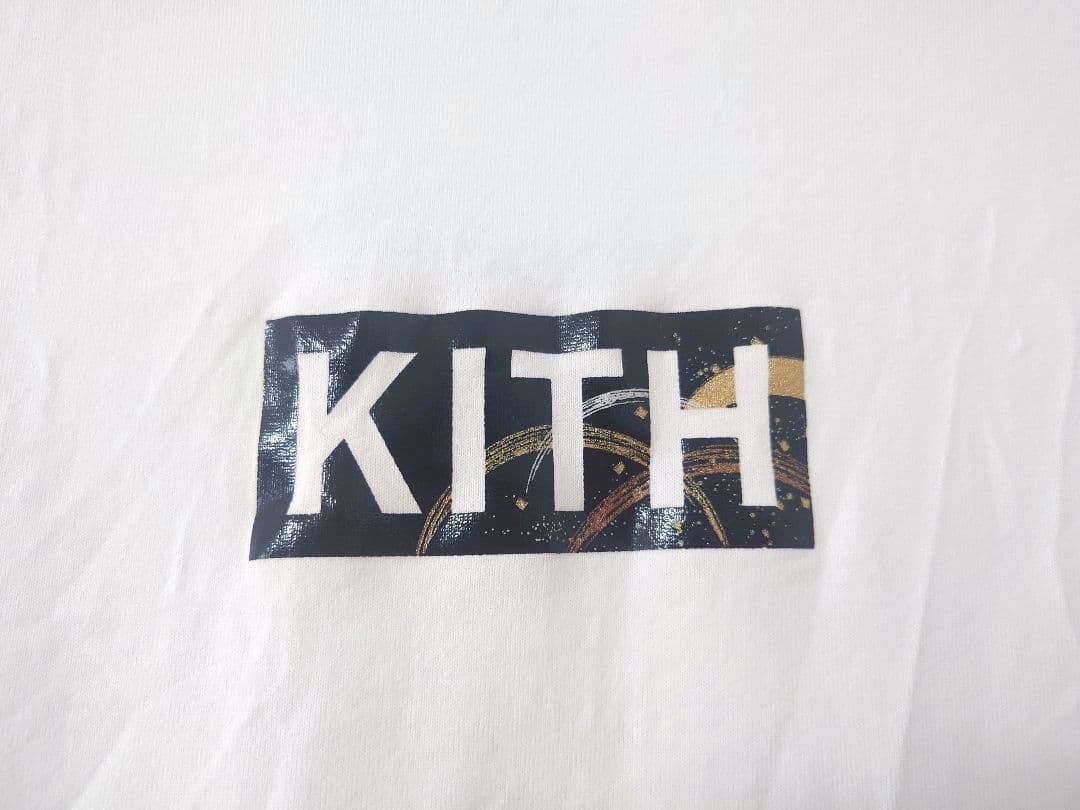 KITH Pray For Noto ボックスロゴTシャツ ホワイト S